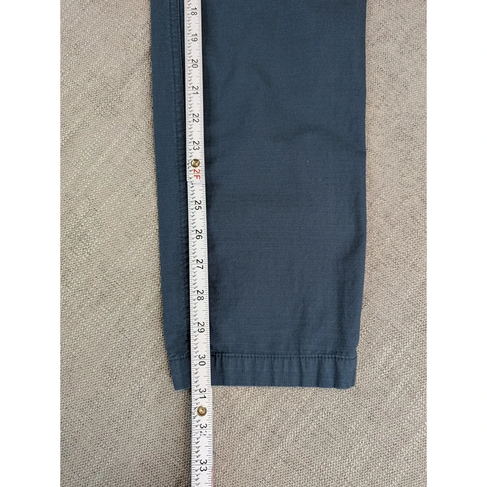 Vuori Pants Mens Blue Ripstop Climber Stretch Drawstring Utility Hike - Approx L